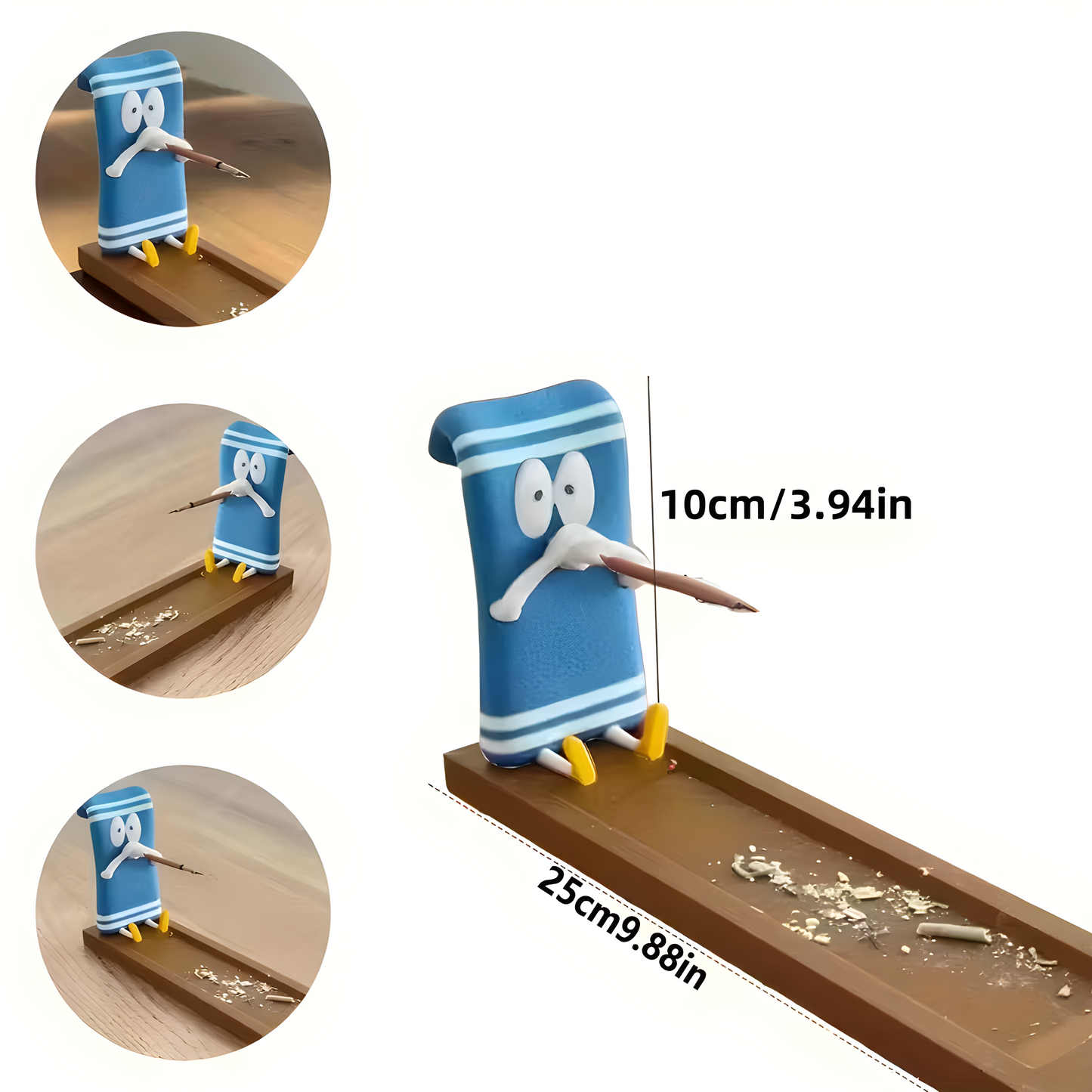 Porta incienso con forma de toalla