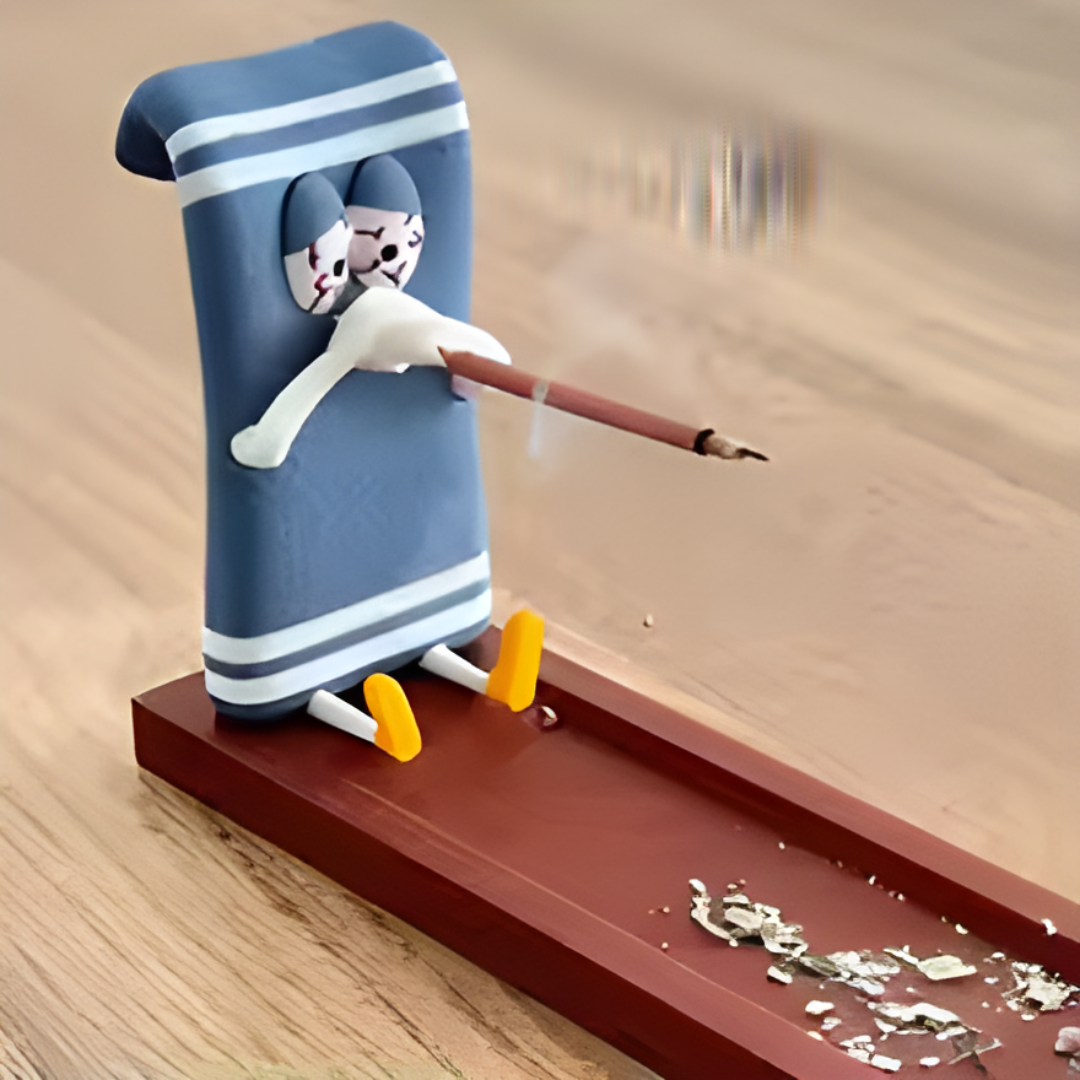 Porta incienso con forma de toalla