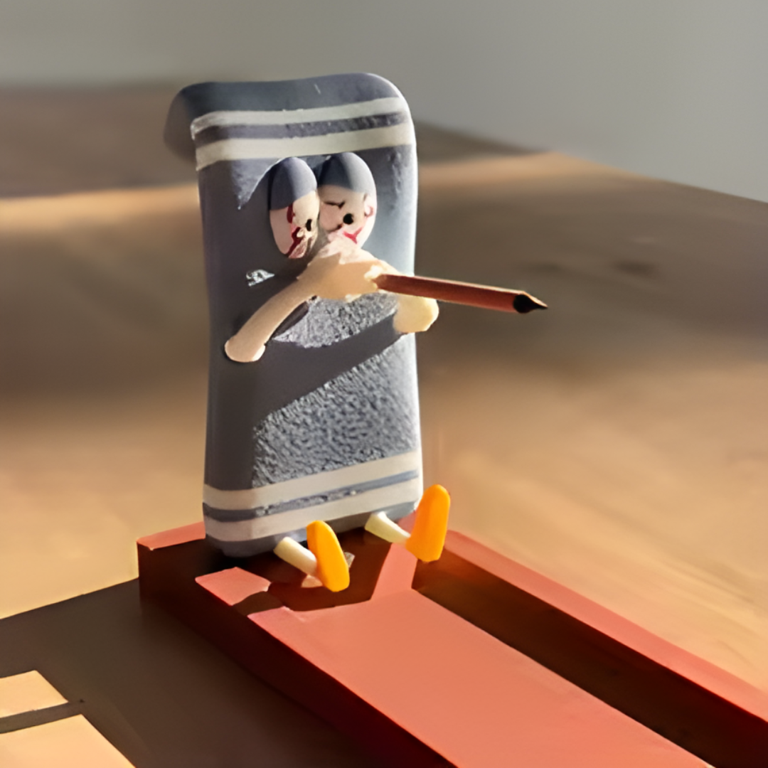 Porta incienso con forma de toalla